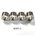 oxygen sensor welded nut, M18*1.5 steel round nut